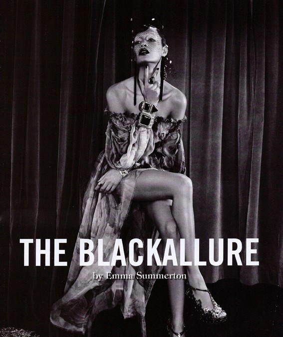 Vogue Italia: Black Allure