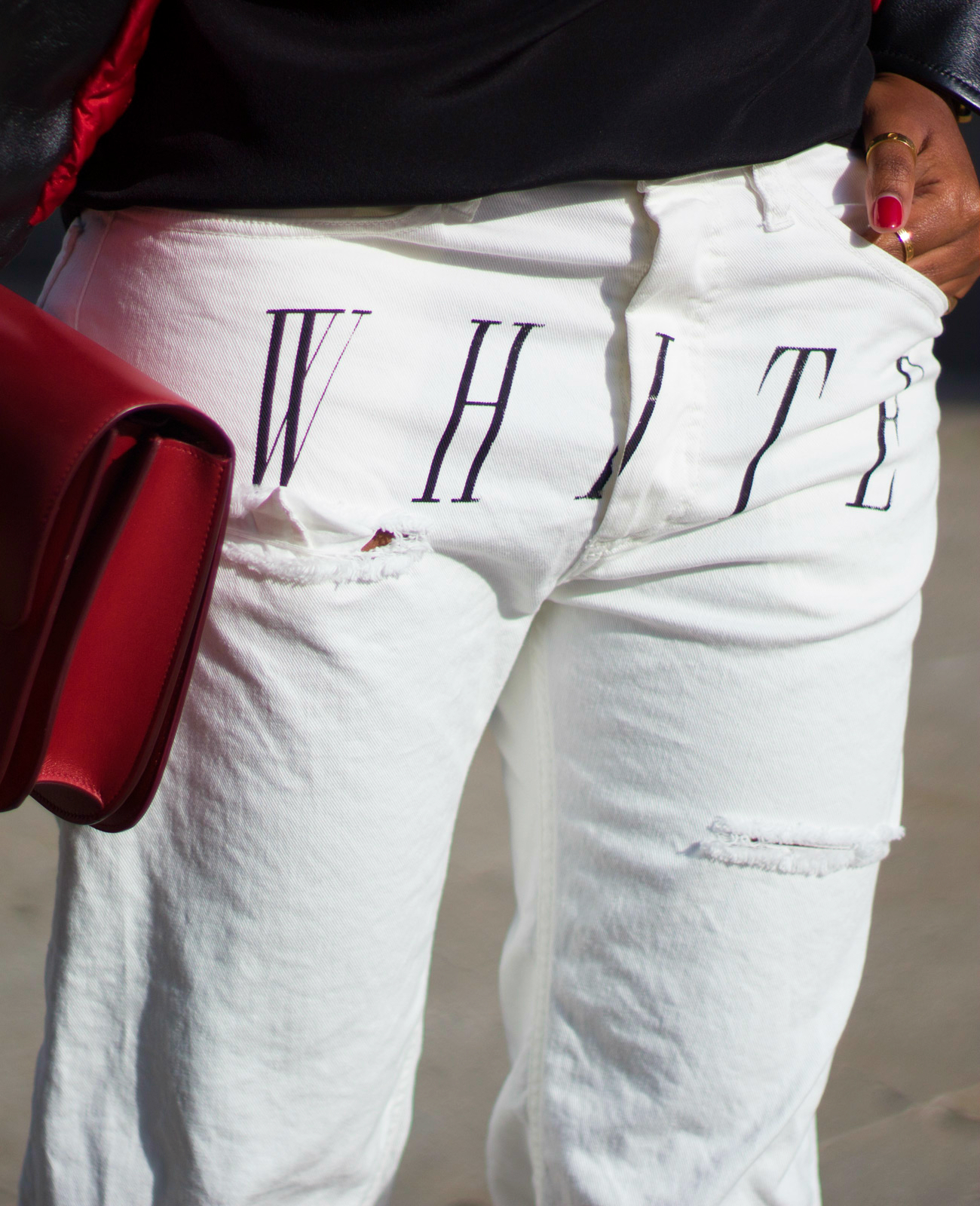 Off-white jeans