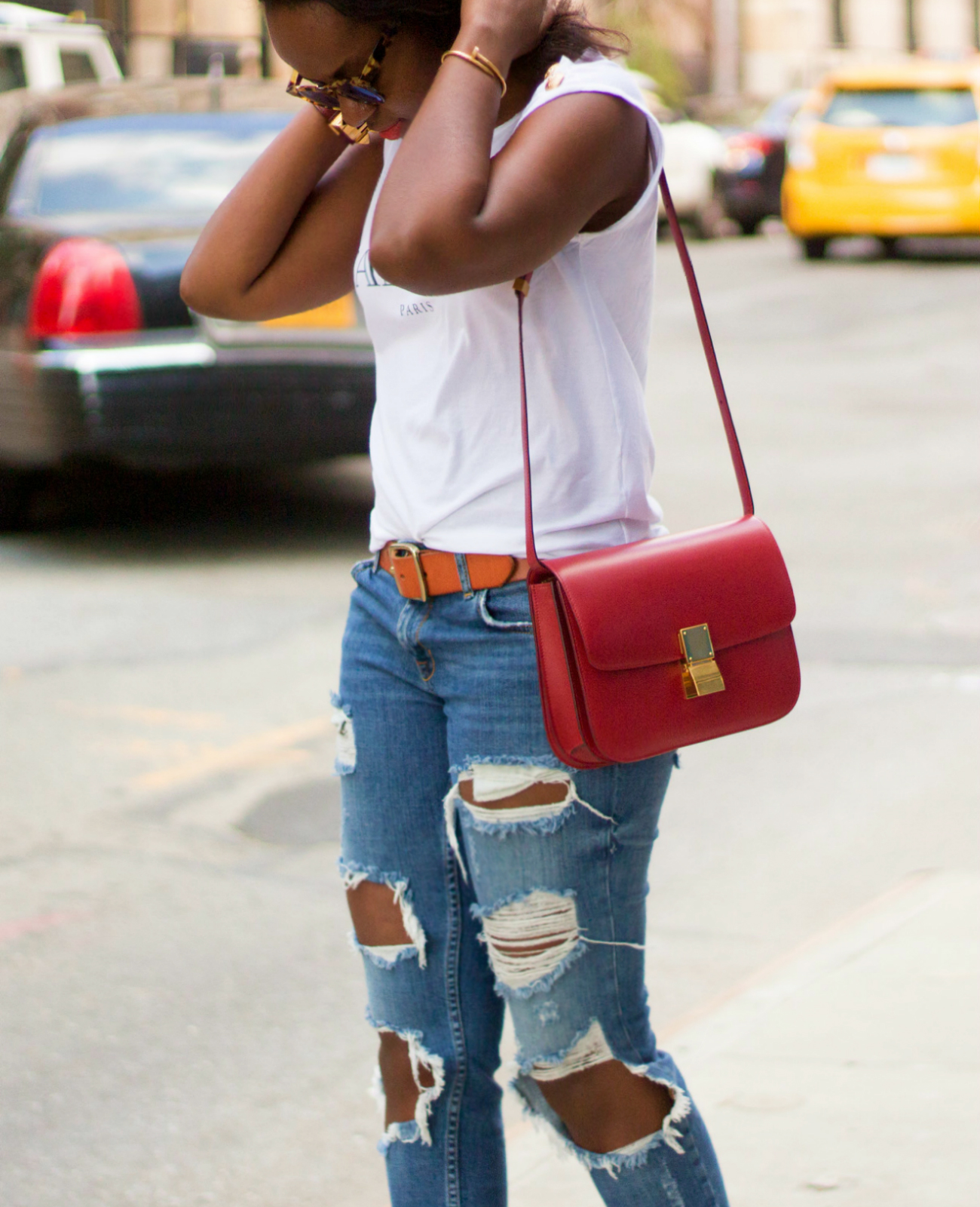 How to Rock Distressed Denim in the Summer